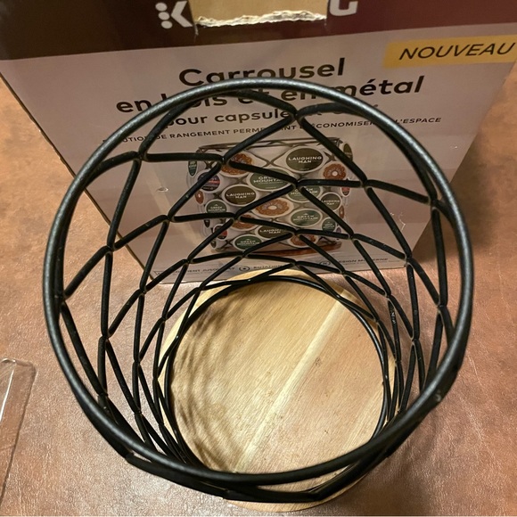 Keurig wood and wire carousel k-cup pod storage. - Picture 6 of 7